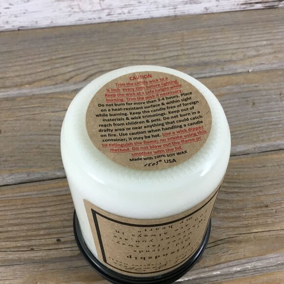 1803 Candles Friendship Soy Wax Candle 14 Oz With Black Screw Lid & Inspirationa - Picture 5 of 6